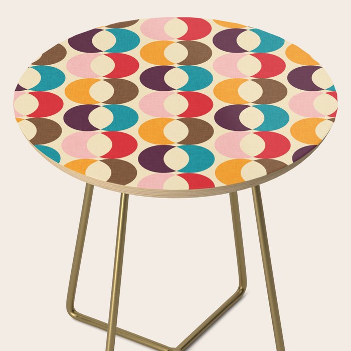 Mid Century Modern Circles Side Table Gallery Image 2
