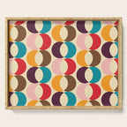 Mid Century Modern Circles Serving Tray Gallery Image 1