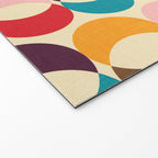 Mid Century Modern Circles Welcome Mat Gallery Image 2