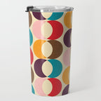 Mid Century Modern Circles Travel Mug Gallery Image 3