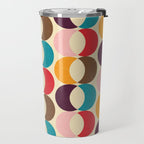 Mid Century Modern Circles Travel Mug Gallery Image 2