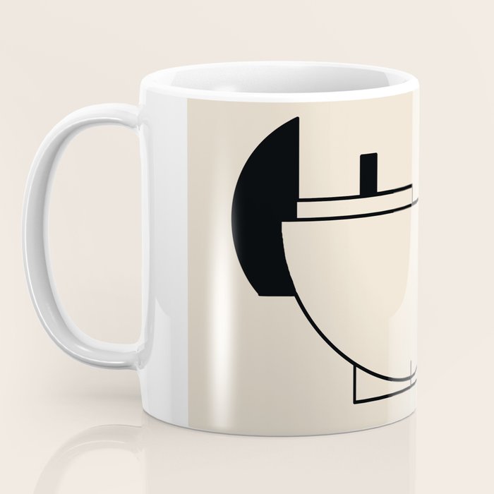 Teapot, Marianne Brandt, Mid Century Modern Art Print, Bauhaus Print Coffee Mug Gallery Image 3
