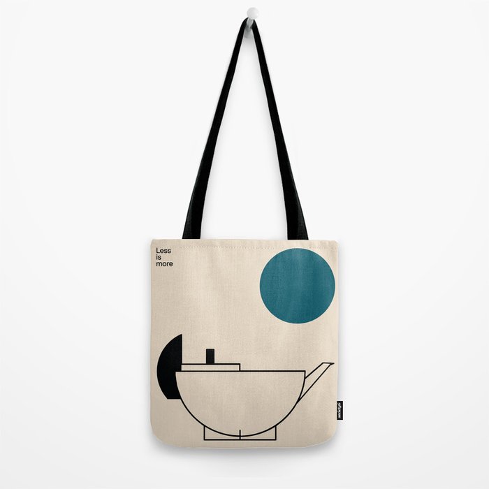 Teapot, Marianne Brandt, Mid Century Modern Art Print, Bauhaus Print Tote Bag Gallery Image 2