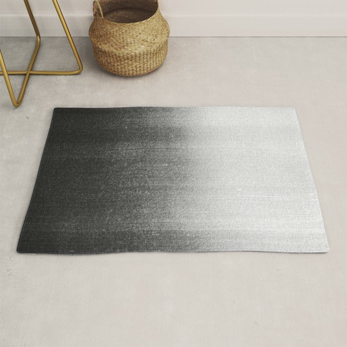 BLUR / abyss / black Rug Gallery Image 1