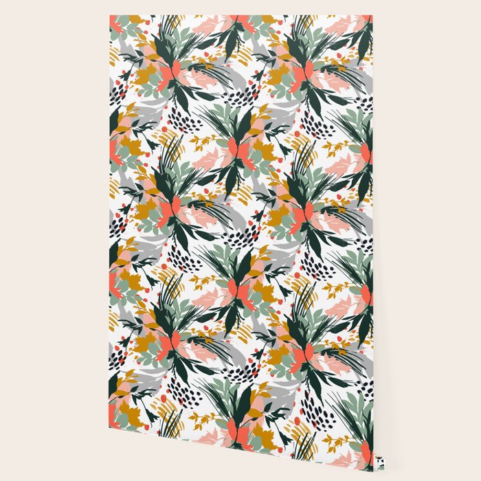 Botanical brush strokes I Wallpaper Gallery Image 2