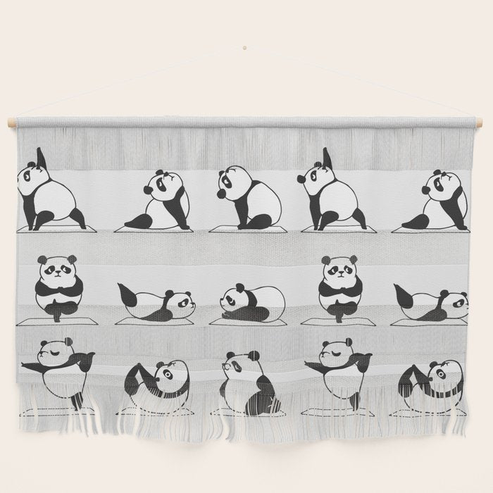 Panda Yoga Wall Hanging Gallery Image 1