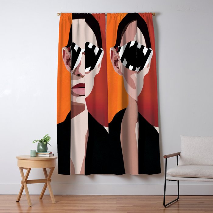 The Face of Fashion 6 Window Curtain Gallery Image 1