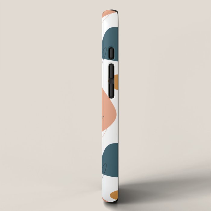 Abstract organic shape art pattern iPhone Case Gallery Image 2