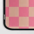 Whipped Peach x Retro Pink Mixed Checker Laptop Sleeve Gallery Image 3