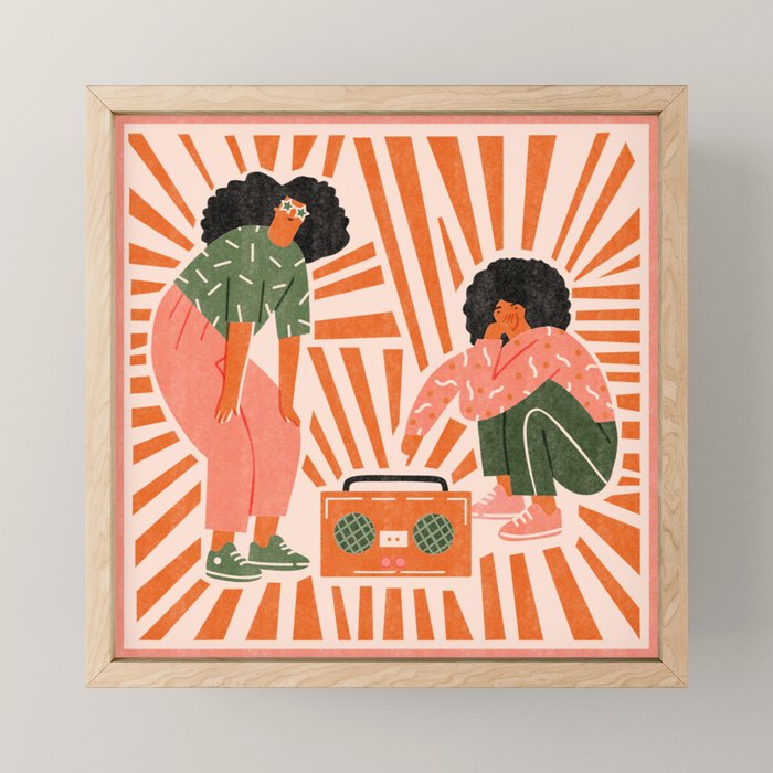 Dance, babe Mini Art Print Gallery Image 1