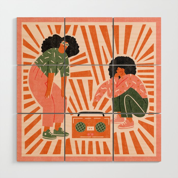 Dance, babe Wood Wall Art Gallery Image 1