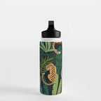 Midnight Leopard Jungle Water Bottle Gallery Image 3