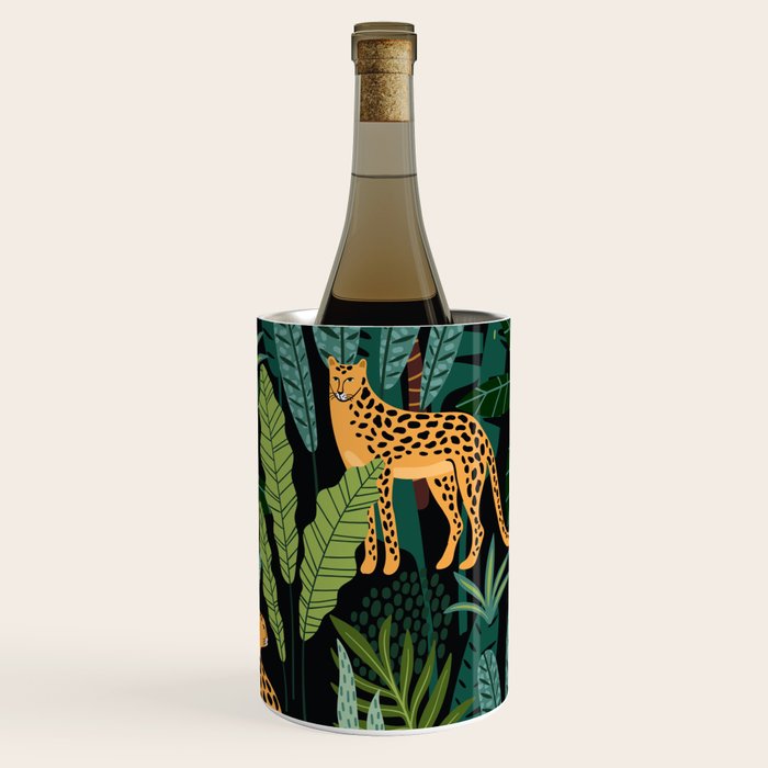 Midnight Leopard Jungle Wine Chiller Gallery Image 3