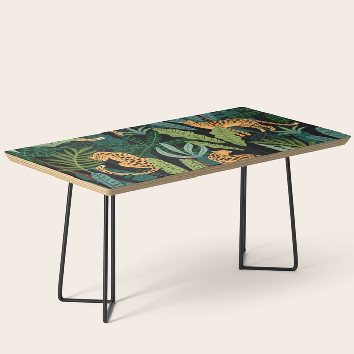Midnight Leopard Jungle Coffee Table Gallery Image 1