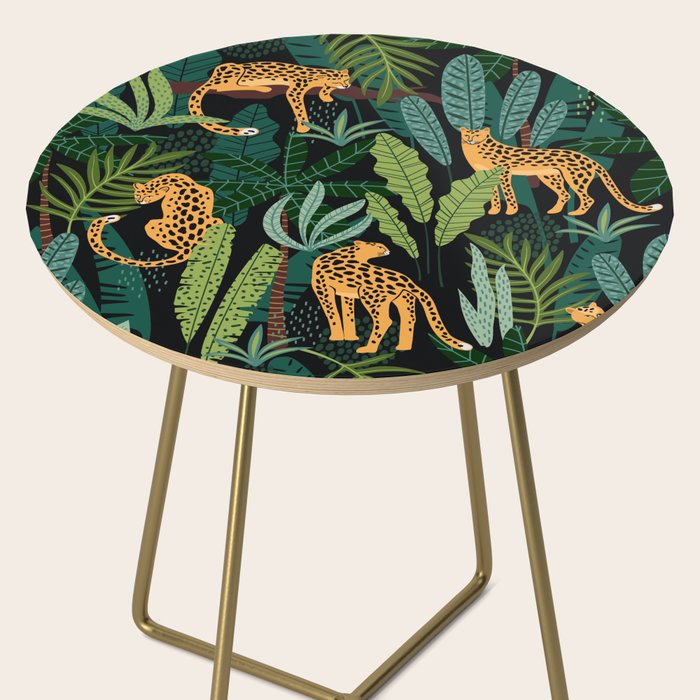 Midnight Leopard Jungle Side Table Gallery Image 2