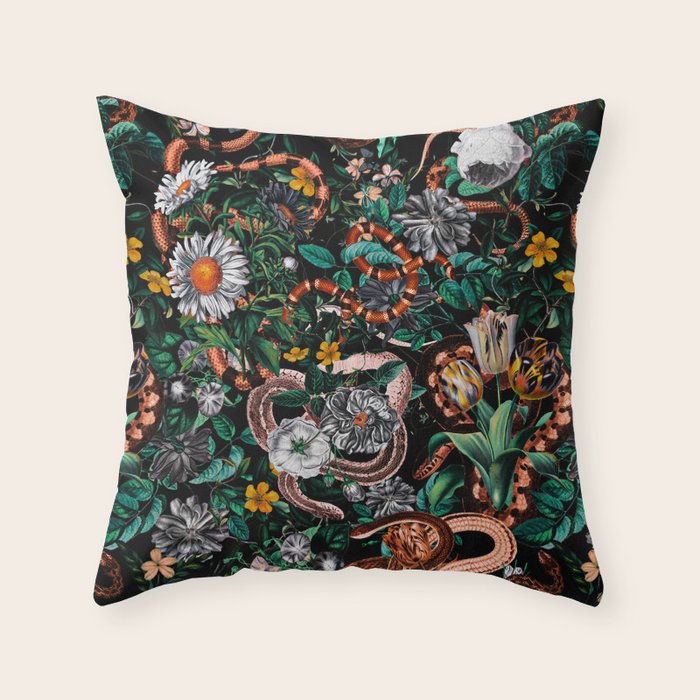 Dangers in the Forest V Throw Pillow Gallery Image 6