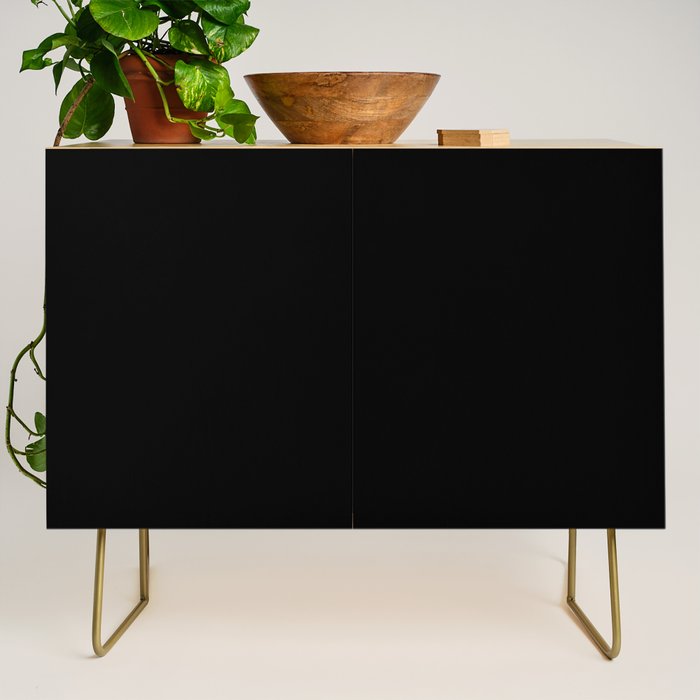 Black Night Solid Color Credenza Gallery Image 1