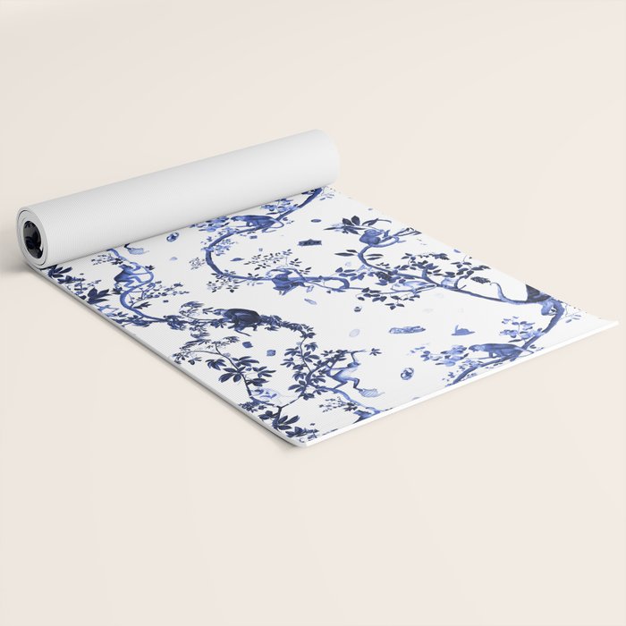 Monkey World Jouy Yoga Mat Gallery Image 2