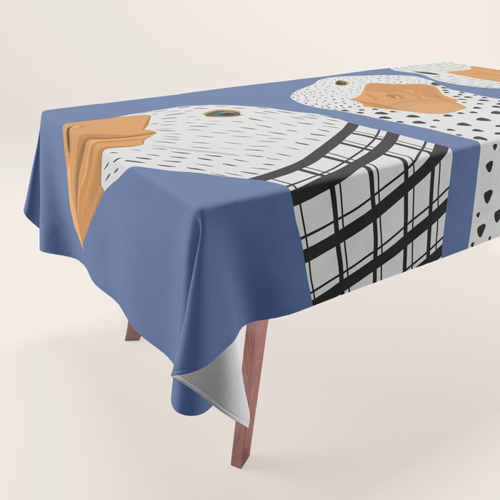 Cute Geese Tablecloth Gallery Image 1