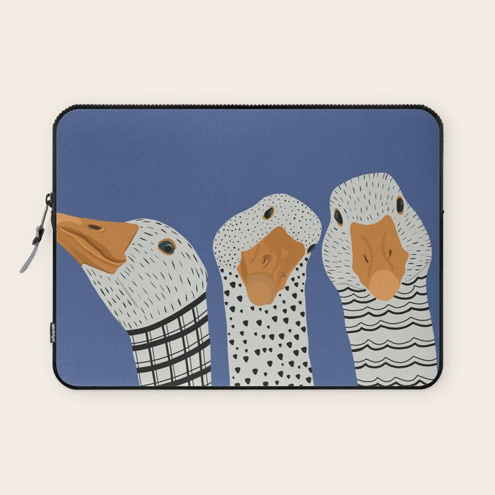 Cute Geese Laptop Sleeve Gallery Image 1