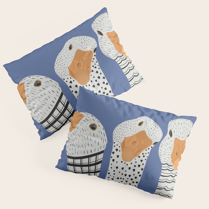 Cute Geese Pillow Sham Gallery Image 3