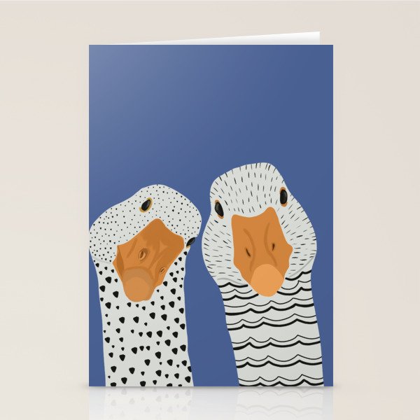 Cute Geese Stationery Card Gallery Image 2