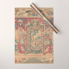 Antique Antwerp Grotesques Tapestry 16th Century  Wrapping Paper Gallery Image 1