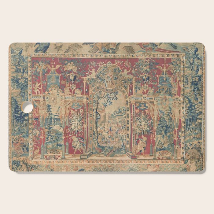 Antique Antwerp Grotesques Tapestry 16th Century  Cutting Board Gallery Image 1