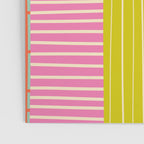 Finnish Colorful Patchwork Stripe Pattern Poster Gallery Image 3