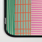 Finnish Colorful Patchwork Stripe Pattern Laptop Sleeve Gallery Image 3