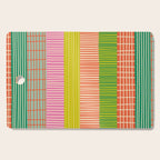 Finnish Colorful Patchwork Stripe Pattern Cutting Board Gallery Image 1
