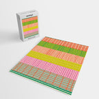 Finnish Colorful Patchwork Stripe Pattern Jigsaw Puzzle Gallery Image 2