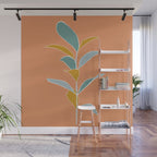 slowdown - salmon Wall Mural Gallery Image 1