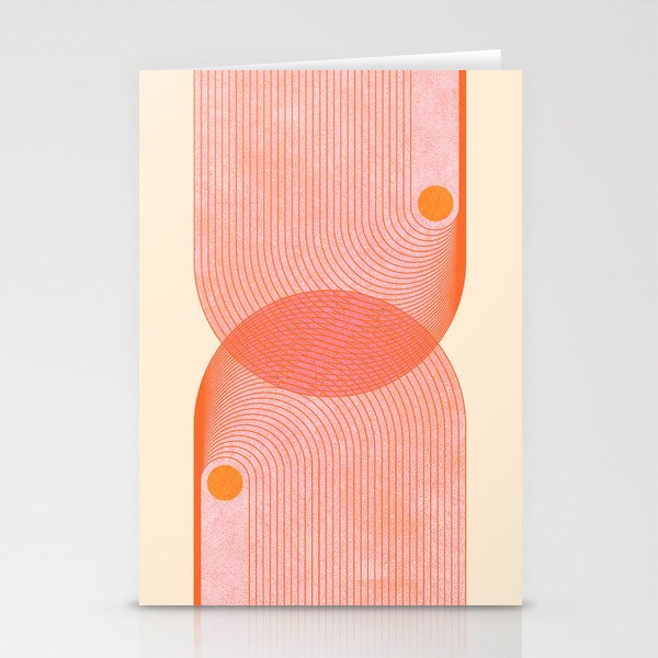 Abstraction_SUN_SUMMER_RED_HOT_SHINE_POP_ART_0322M Stationery Card Gallery Image 1