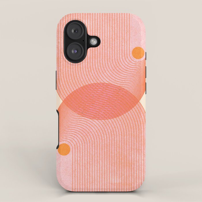 Abstraction_SUN_SUMMER_RED_HOT_SHINE_POP_ART_0322M iPhone Case Gallery Image 1