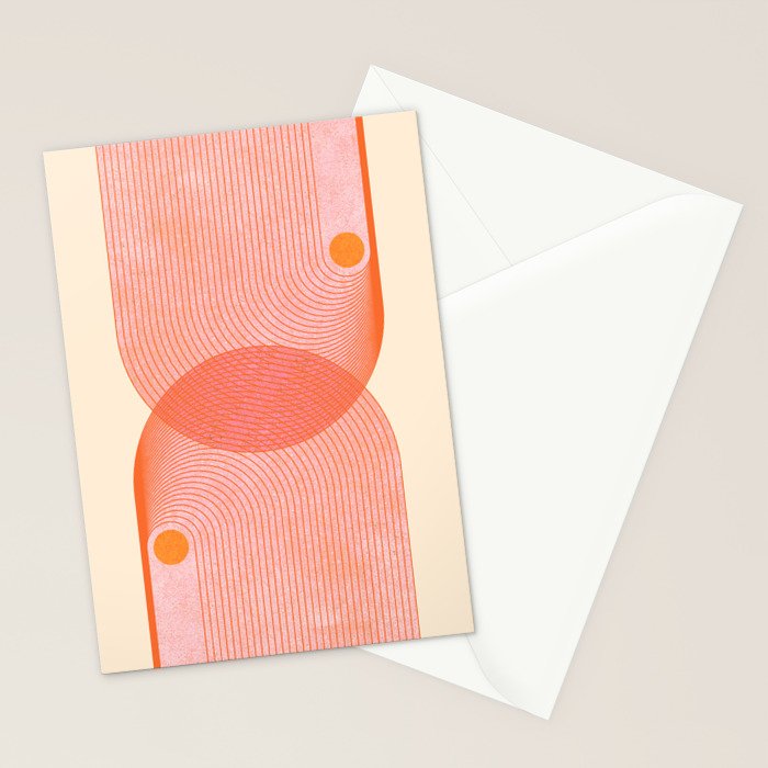 Abstraction_SUN_SUMMER_RED_HOT_SHINE_POP_ART_0322M Stationery Card Gallery Image 2