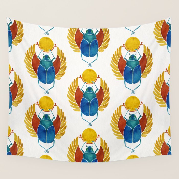 Scarab Wall Tapestry Gallery Image 1
