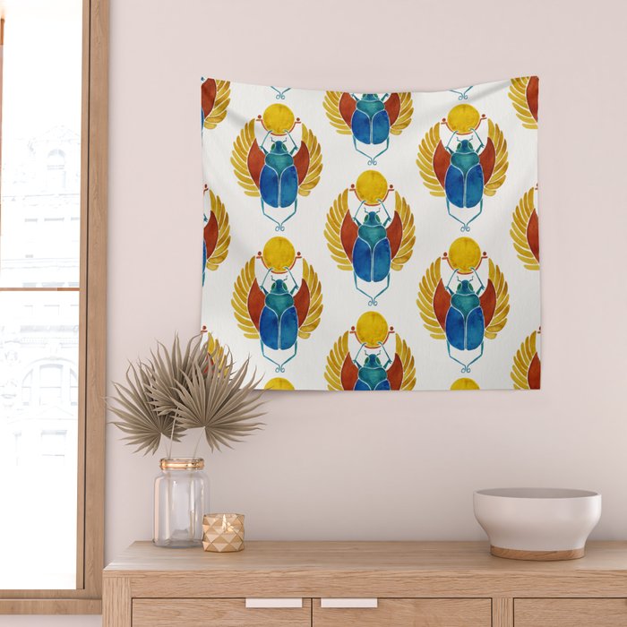 Scarab Wall Tapestry Gallery Image 2