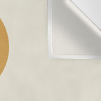 Mid century modern gold sun and black rainbow Wall Tapestry Gallery Image 3