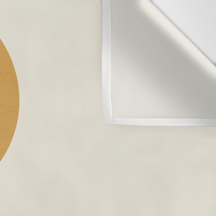 Mid century modern gold sun and black rainbow Wall Tapestry Gallery Image 3