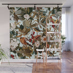 Floral and Birds XXVII Wall Mural Gallery Image 1