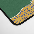 Tropical Animal Print Green Cheetah Illustration Desk Mat Gallery Image 4