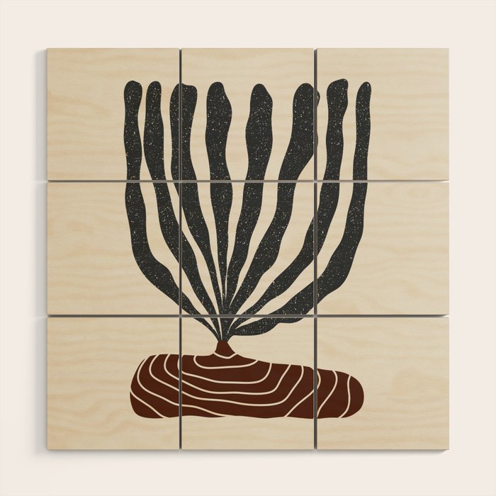 Modern Vase #2 Wood Wall Art Gallery Image 1