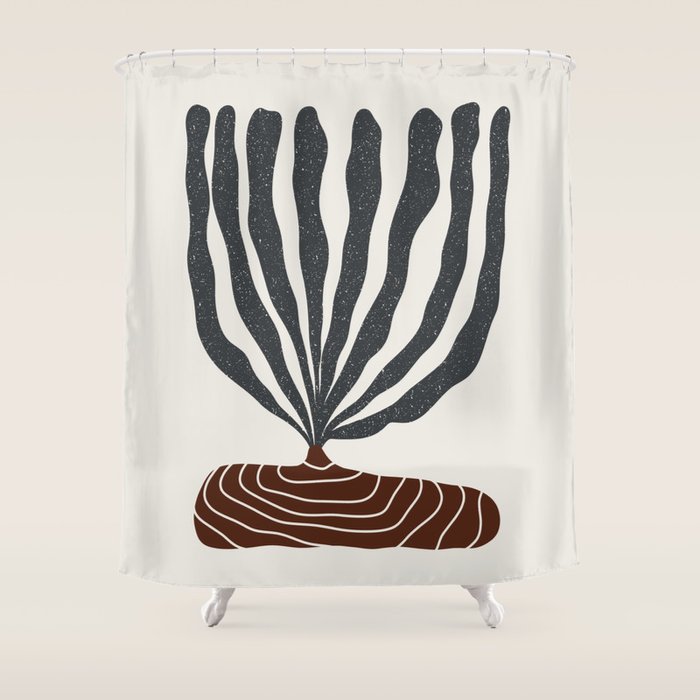 Modern Vase #2 Shower Curtain Gallery Image 1