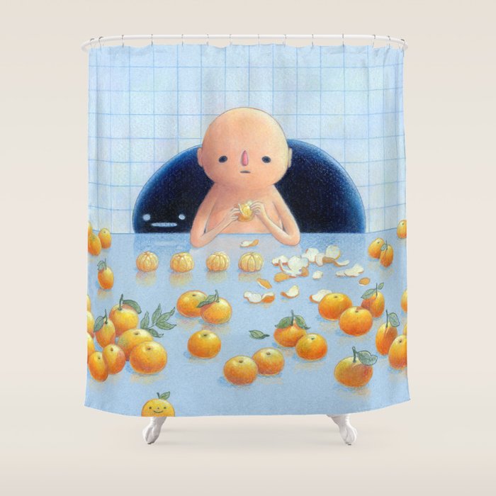 Clementines Shower Curtain Gallery Image 1