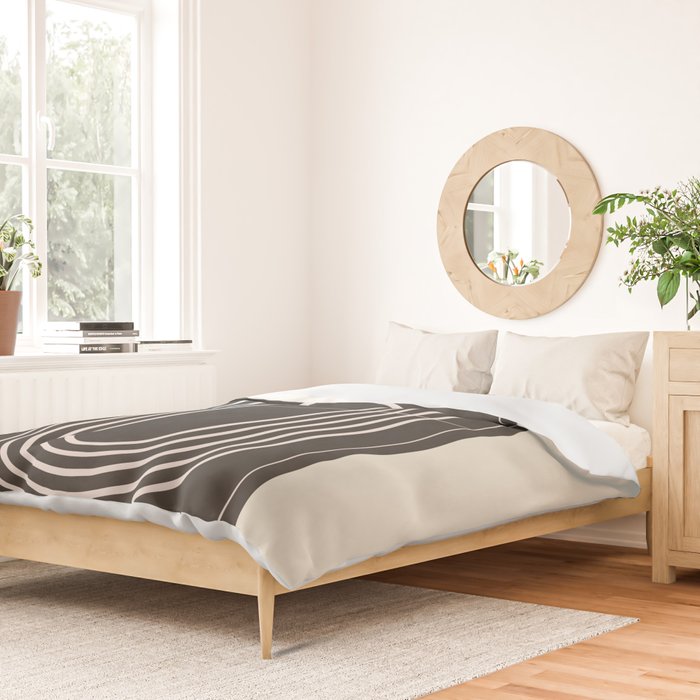 Minimal Geometric Line Art 4 Duvet Cover Gallery Image 2