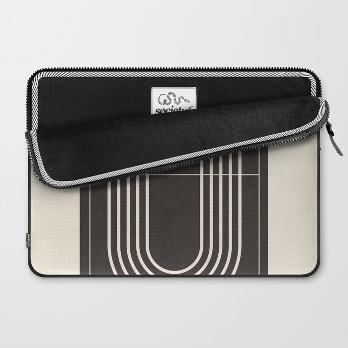 Minimal Geometric Line Art 4 Laptop Sleeve Gallery Image 2
