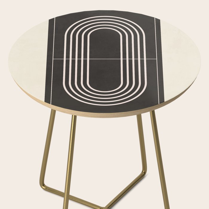 Minimal Geometric Line Art 4 Side Table Gallery Image 2