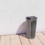 Minimal Geometric Line Art 4 Travel Mug Gallery Image 4