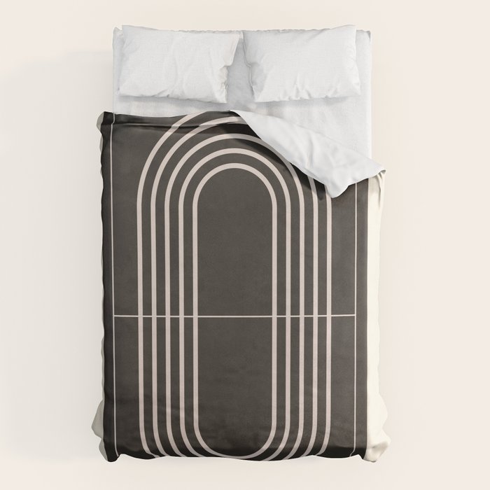 Minimal Geometric Line Art 4 Duvet Cover Gallery Image 1